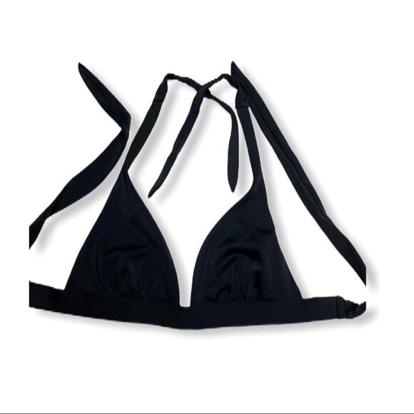 Victoria's Secret Triangle Bikini Top Black - Picture 1 of 5